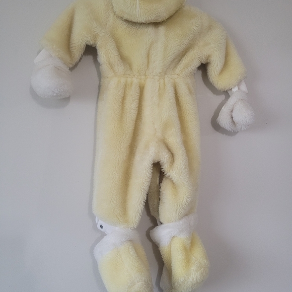 Vintage Yellow and white baby bear snowsuit 18-24months made in Canada - Picture 14 of 16